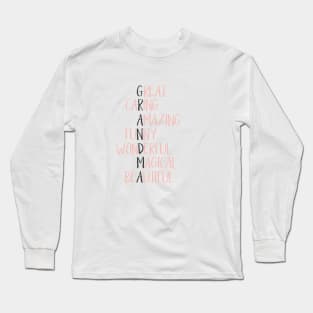 A Grandma Is... Long Sleeve T-Shirt